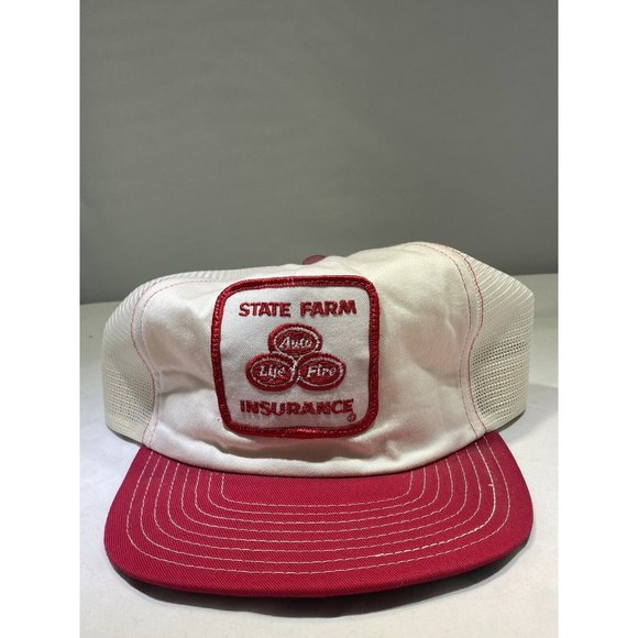 Vintage Other - Vintage State Farm Insurance Hat Snapback Trucker Mesh Logo Patch USA